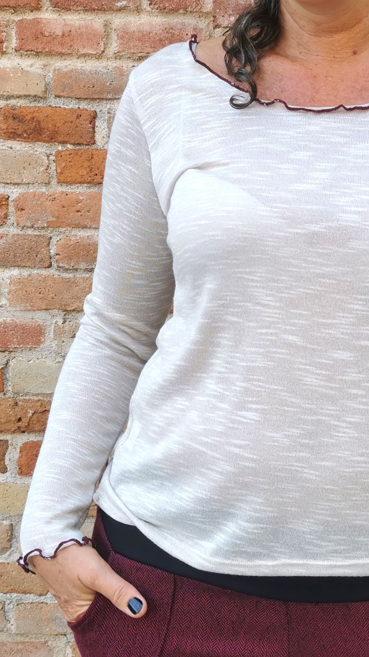 Camiseta RAÍZ Marfil - Imagen 4